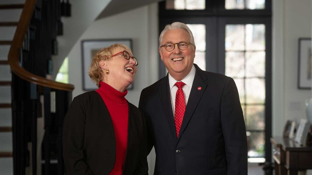 Portrait of Randy and Susan Woodson